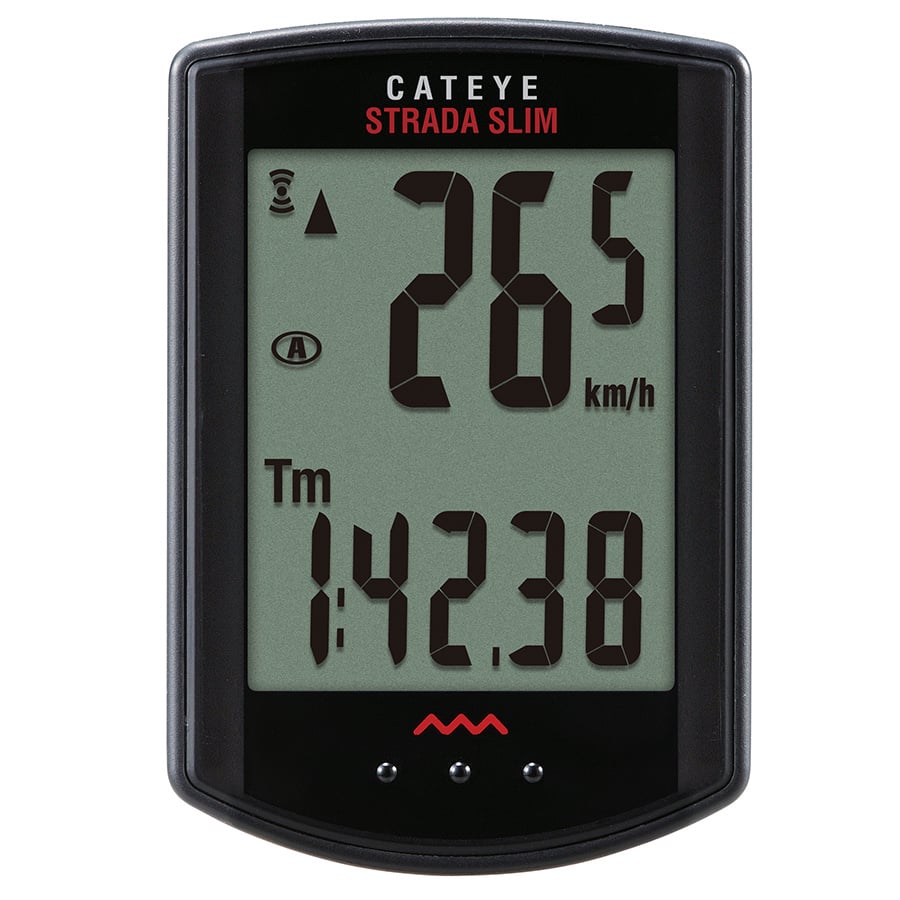 Cyclomètre Strada Sans - Fil Noir - Vélo Vision
