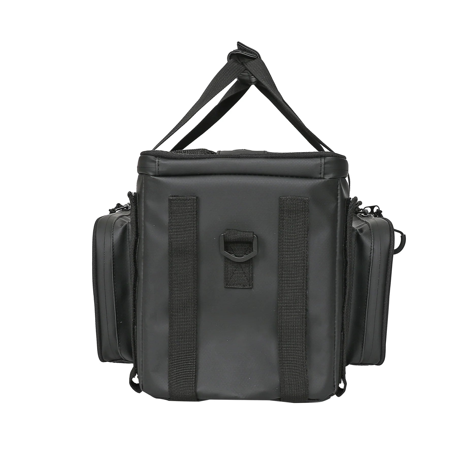 Waterproof Black Rear Pannier with Side Pockets