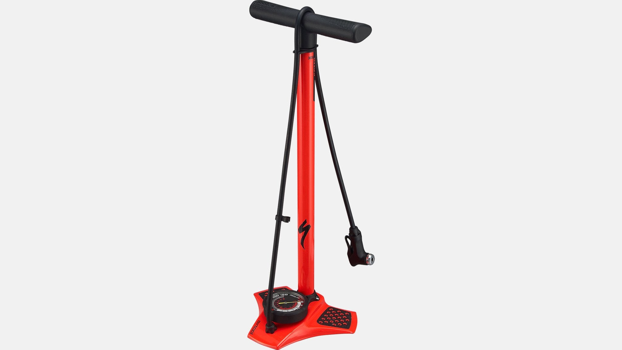 Air Tool Comp Floor Pump Red