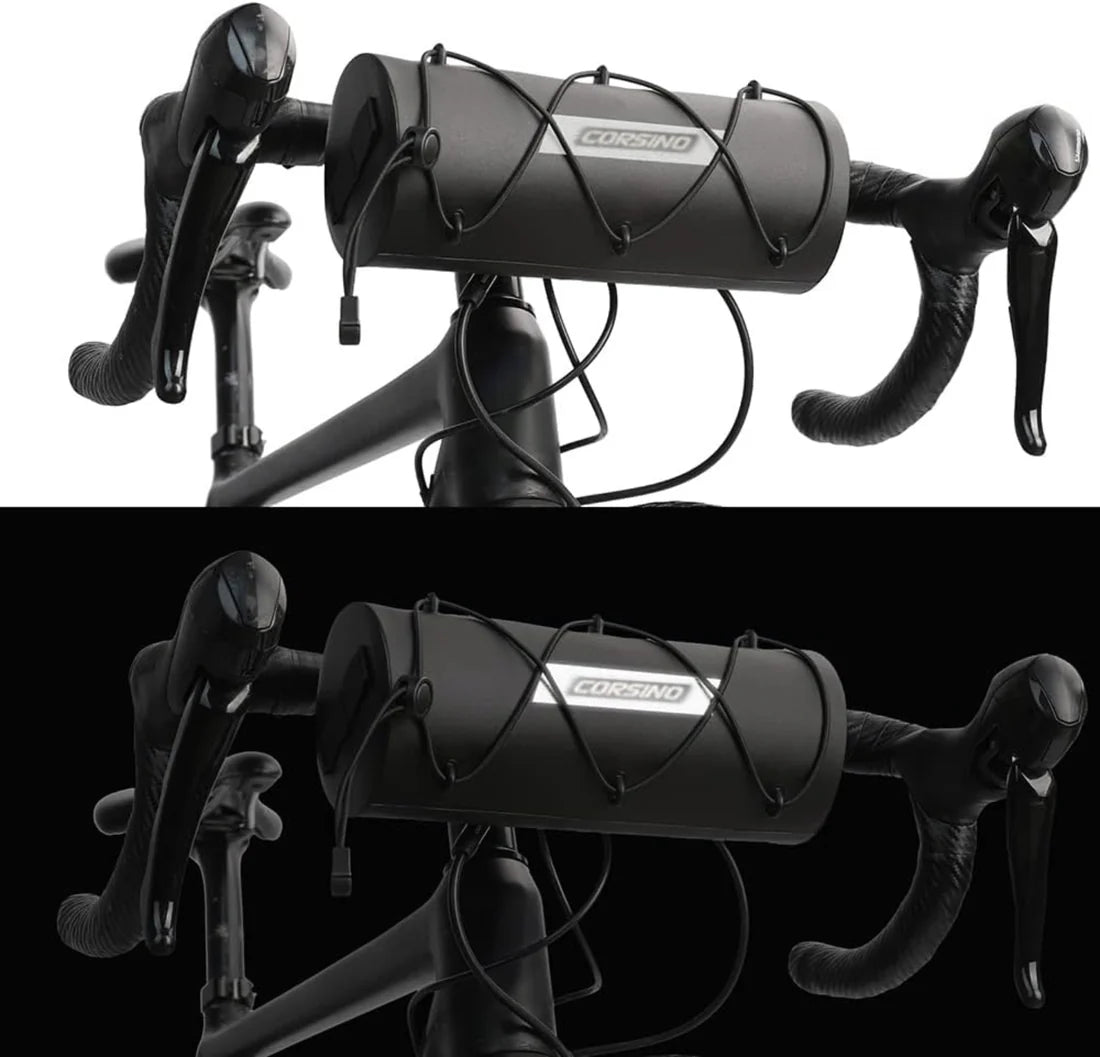 Force - Waterproof 2.4L Bicycle Handlebar Bag - Black