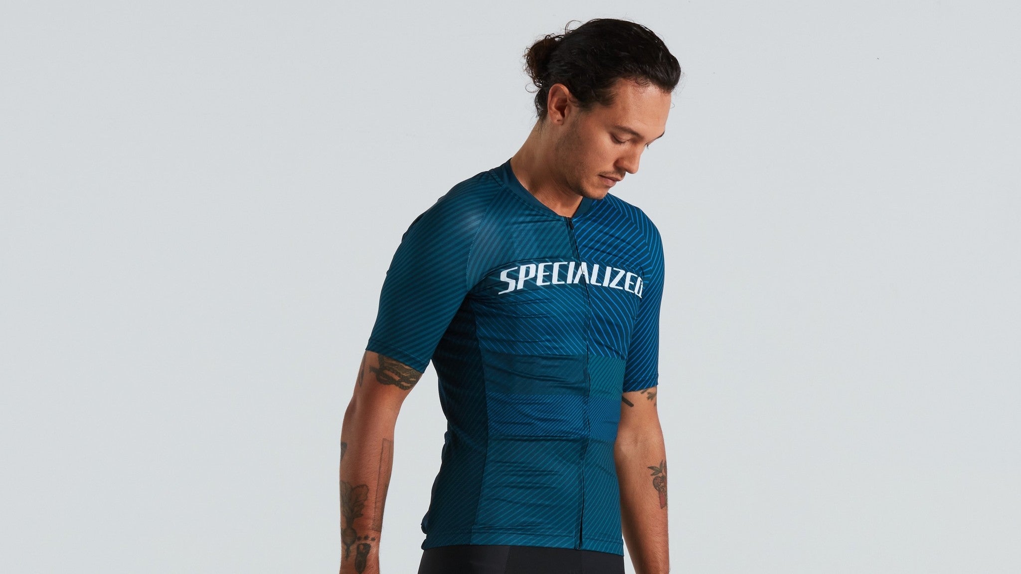 Men's SL+ Striped Short Sleeve Jersey